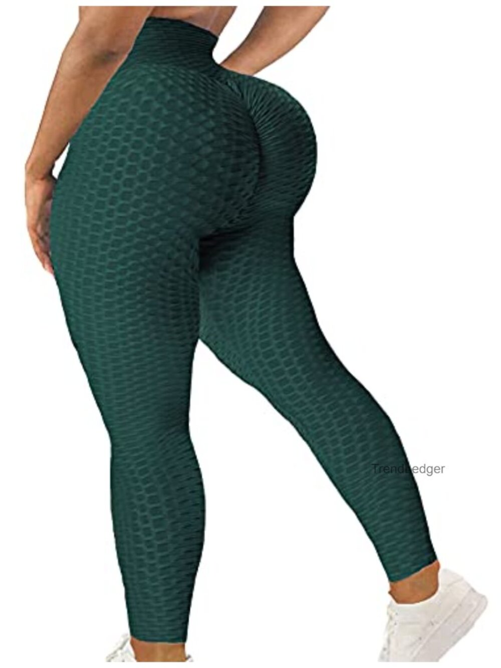 High Waisted Workout Yoga Pants Scrunch Booty Leggings Tummy Control Textured